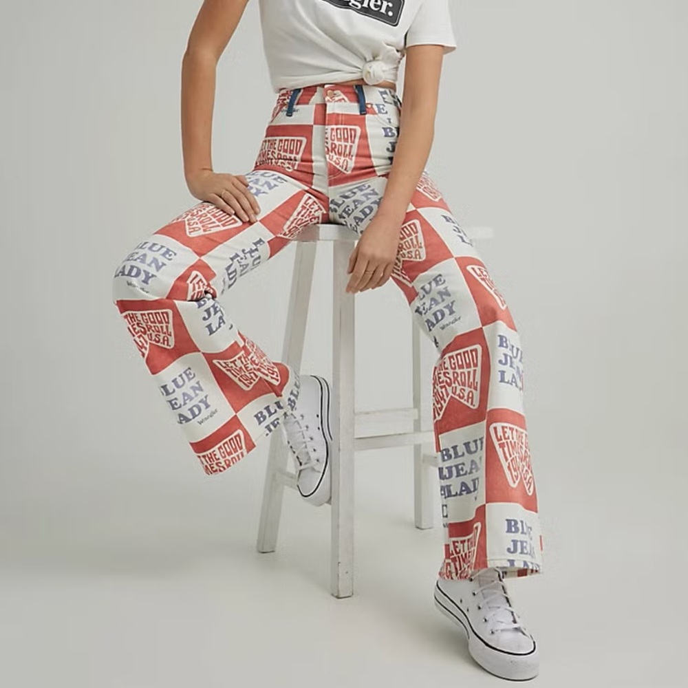 Wrangler blue jean lady